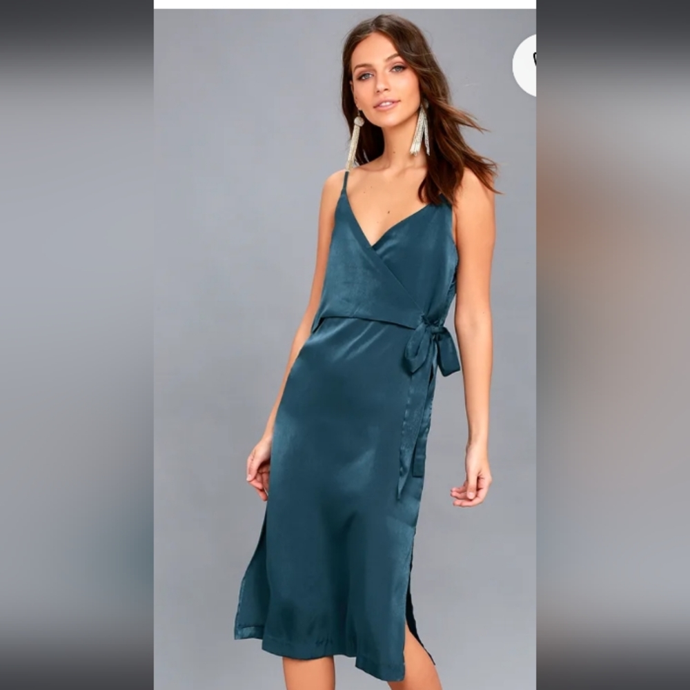 Lulus teal dress
